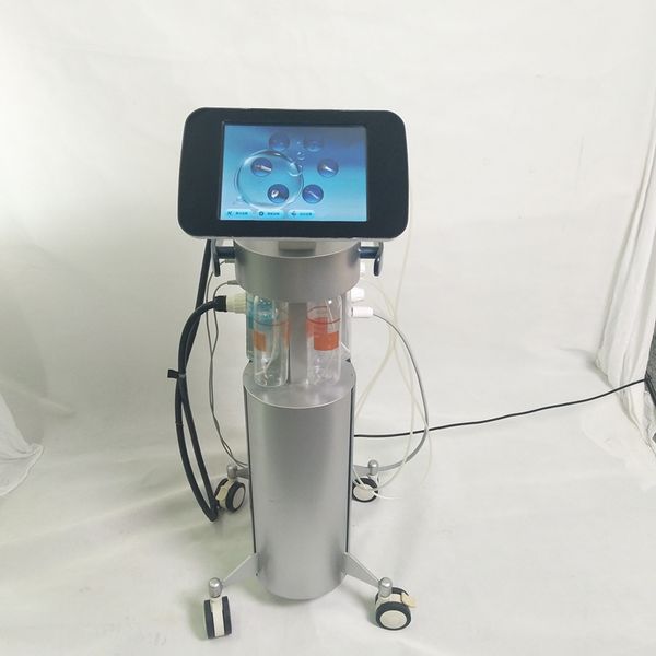 

new design hydro dermabrasion facial rf machine for skin tightening bio lifting oxygen jet peel face lift spa salon equipment, Black;white