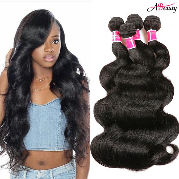 Unprocessed Indian Body Wave Human Hair Bundles 3 Or 4 Bundles
