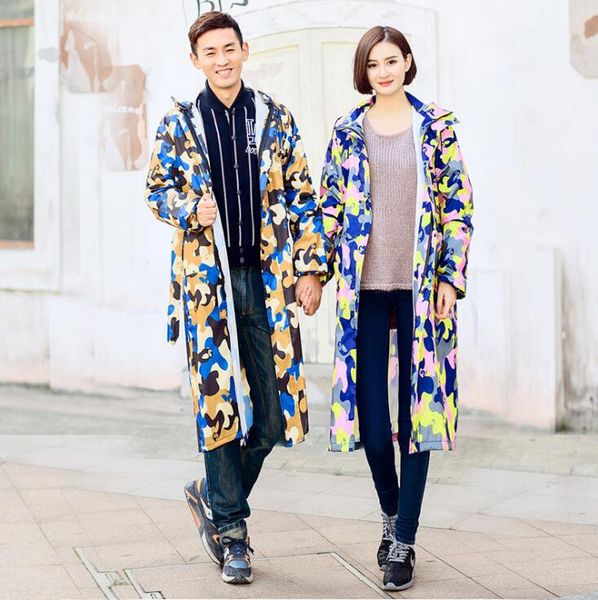 

Single raincoat split male and female adult hiking outdoor fashion poncho long section