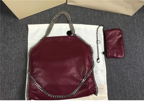 

Whole ale women big hipping tote gold chain 37cm 36cm 8cm tella mccartney fa hion