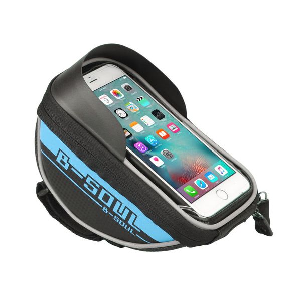

b-soul bike frame front tube bag cycling riding bag pannier smartphone & gps touch screen case bicycle accessories