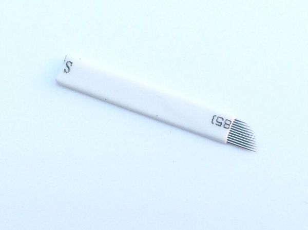 

11 pin microblading needles permanent makeup eyebrow blade for 3d embroidery manual tattoo pen machine cosmetic eyebrows 100pcs/lot