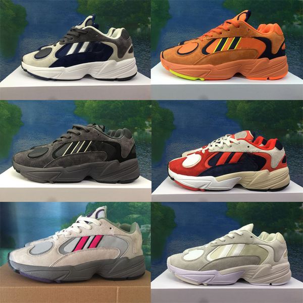 

2018 Dragon Ball Z x YUNG-1 OG GoKu Men Women Running Shoes Orange Running Shoes Sports Sneakers Kanye 700 West With Original Box