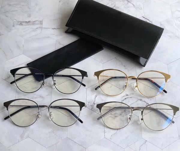 

fashionable eyeglasses for women - 100 frames, sl236 metal design, ing, Black