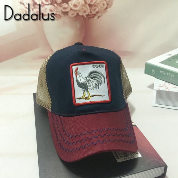 

2018 new arrive animals embroidery men baseball caps women snapback hip hop hat summer breathable mesh sun hat comfortable hats, Blue;gray