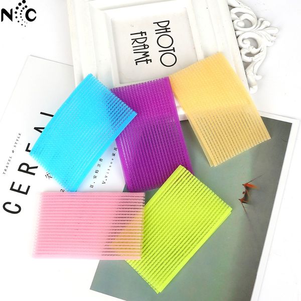 

new arrival 20pcs/lot 6*10cm hair sticker clip bangs fixed seamless magic paste posts magic tape headwear for girl accessories