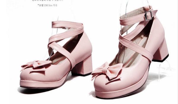 

japanese princess lolita original female butterfly sweet crude in the documentary shoes, Black