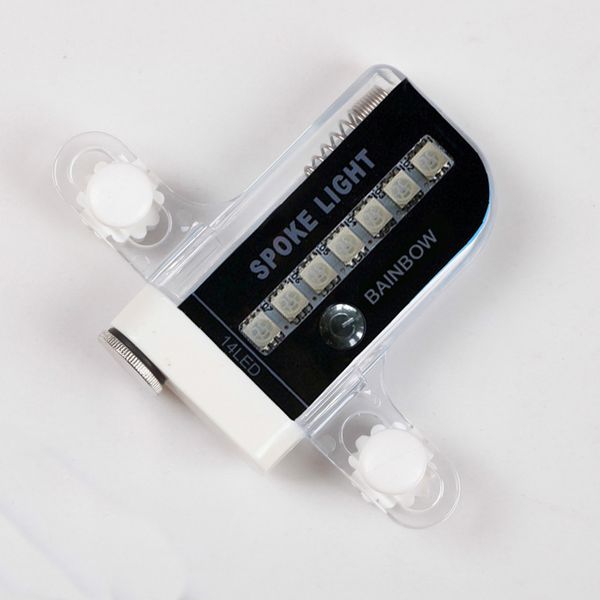 14 LED Motorcycle Cycling Bicycle Bike Wheel Signal Tire Spoke Light 30 Changes