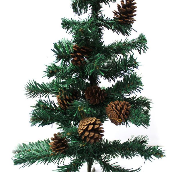 

4.5cm 9pcs/set christmas home decor pine cones xmas tree hanging ornament christmas decoration supplies