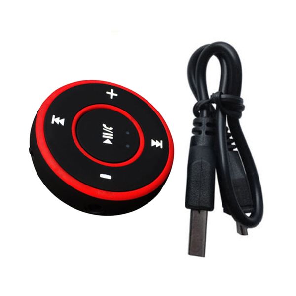 

red geyiren mini portable wireless bluetooth receiver car kit adapter auto 3.5mm aux home audio stereo music adapter new