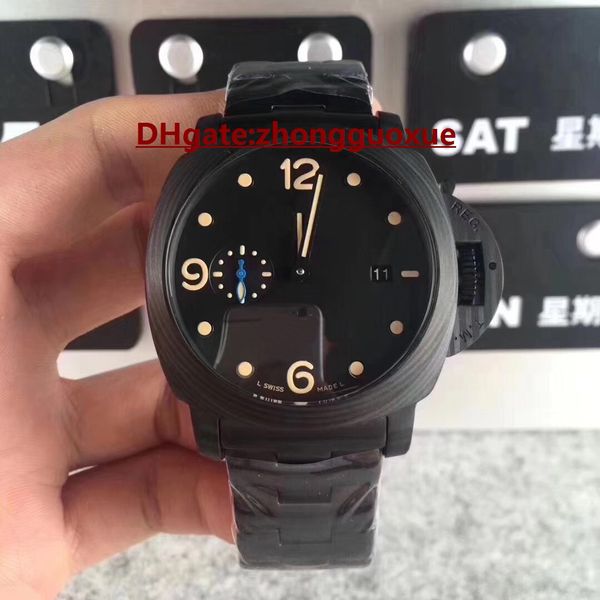 

Top luxury brand high quality stable automatic movement advanced mineral glass 44mm simple fashion men's watch 316L steel case free shipping