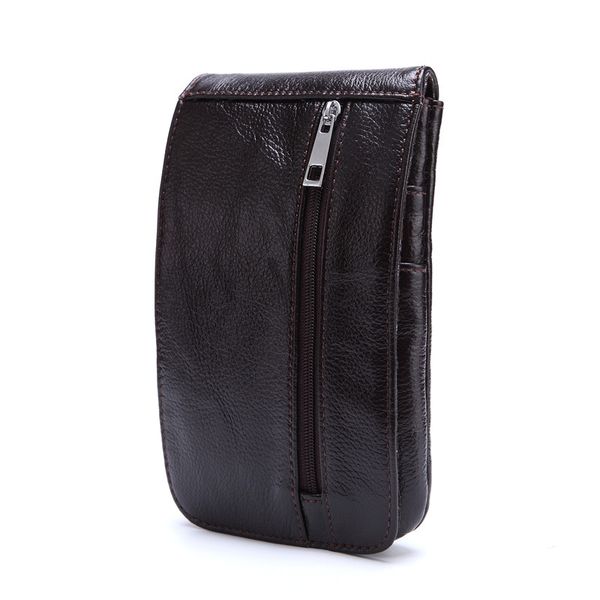 

vintage man belt waist bags belt hole hook cowhide genuine leather waist packs for men leisure retro phone bags purse #m8122