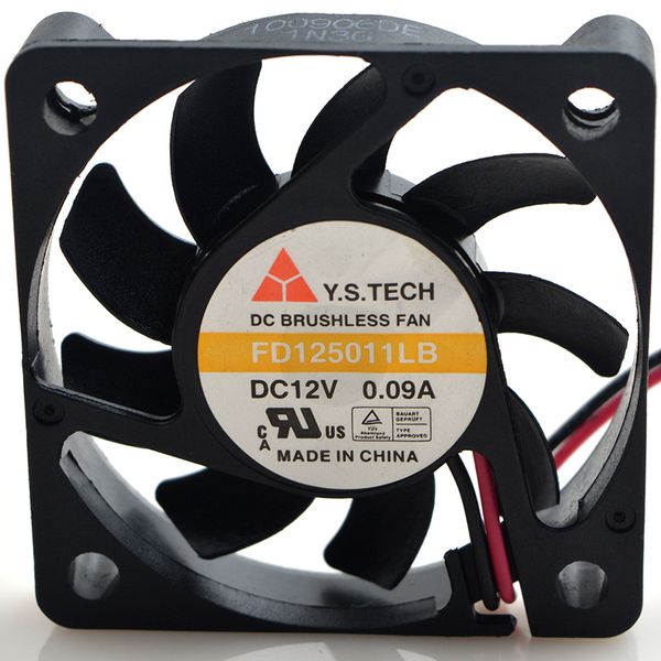 

y.s.tech fd125011lb dc12v 0.09a 5010 axial cooling fan 50*50*10mm slim