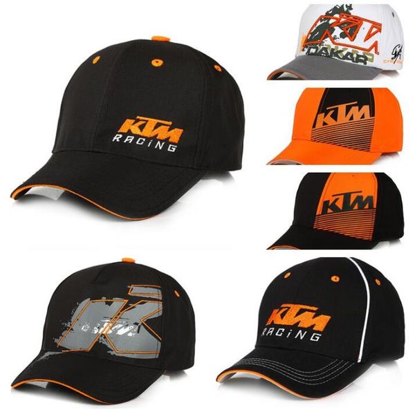 

new moto gp letters ktm racing baseball caps motocross riding sports hats for mens snapback caps hip hop sun hats 8colors, Blue;gray