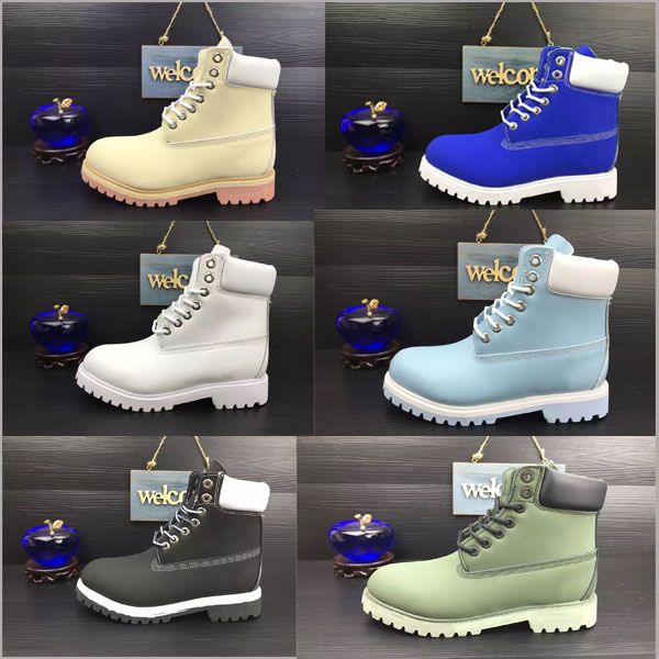 

Waterproof Original Quality Martin Ankle Boots Brand New Mens Work Hiking Shoes Leather Outdoor Winter Snow Boots multi colors Size 5.5-13