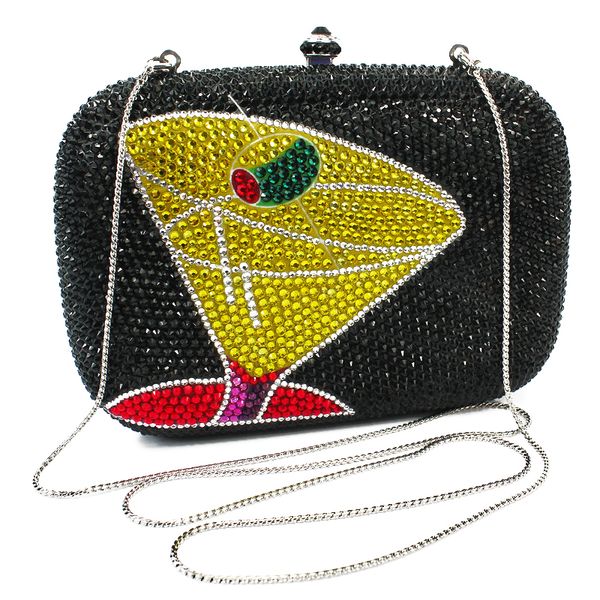 

custom personalized design clutch crystal bag evening bags party wedding prom bridal women bags(b1053-cy