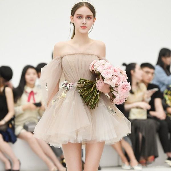 

2018 New A Line Quinceanera Strapless Backless With Ruffle Ball Evening Dress Art Deco Inspired Neck Sexy Back Sweet 16 Gowns