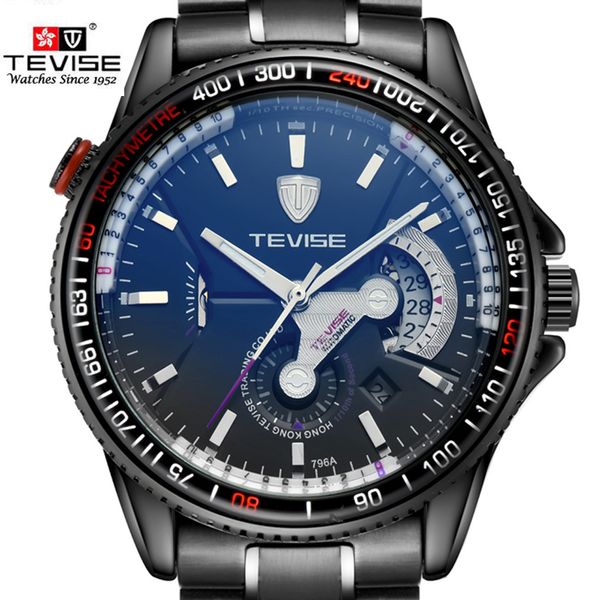 

TEVISE Automatic Watch Mechanical Watches With Automatic Winding Top Brand Luxury Sport Relogio Automatico Masculino Men's watch