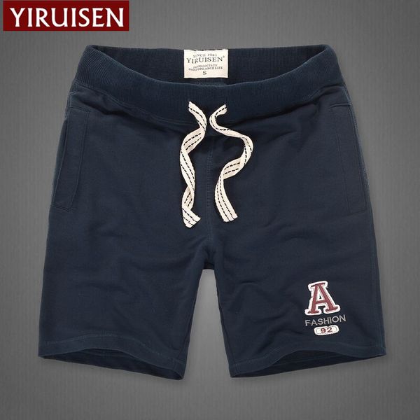 

letter cotton brand clothing 100% cotton shorts men summer casual soft short pants for men boardshorts bermuda masculina, White;black