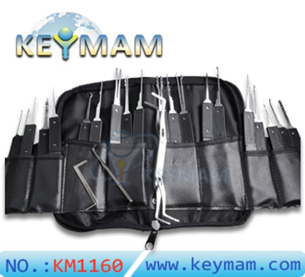 

KLOM authentic High Quality 21-Piece Hook Picks (21pcs) Set Locksmith Tools Lock Pick