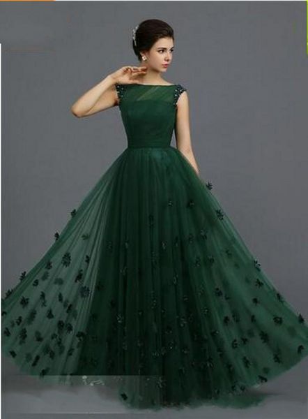 

2019 new evening dresses with illusion evening gowns ruffled soft tulle a-line formal dress beaded ball gowns vestidos de novia, Black;red