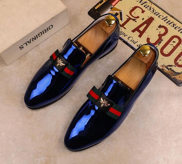 

2018 new style brand men oxford men leather dress shoe fashion business men shoes mens dress pointed wedding shoes g375, Black