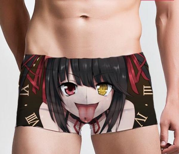 

много стилей много стили каваи куруми дата живая сексуальные мужчины мальчик мужские трусики мужчины нижнее белье боксеры трусы трусы, Black;white