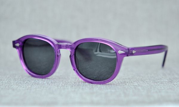 stile occhiali da sole polarizzati viola dell'amante unisex occhiali muti-colore puro-plancia unisex con cassa in full-set a buon prezzo all'ingrosso