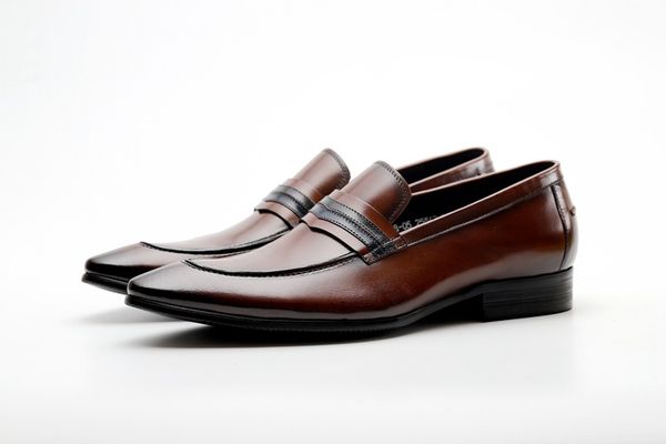 

designer men black formal shoes fashion pointed toe slip on leisure leather shoes for man brown boat shoes size 37-44