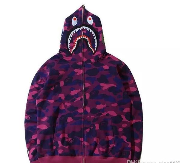 

Newest Teenager New women Shark hoodie Brand-clothing Hoodies Men Embroidery Sweatshirt jacket