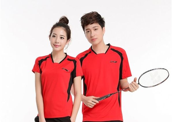 

новй li ning бадминон одежда ђболки мђжин / женин наолнй енни одежд  White;black