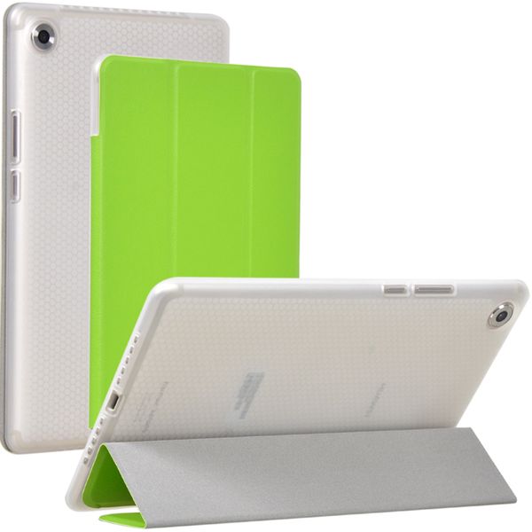 e Fold Flip Book Case TPU Cover for Huawei M