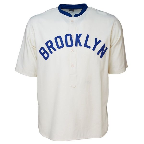 

Brooklyn Tip-Tops 1914 Home Jersey 100% Stitched Embroidery Logos Vintage Baseball Jerseys Custom Any Name Any Number Free Shipping