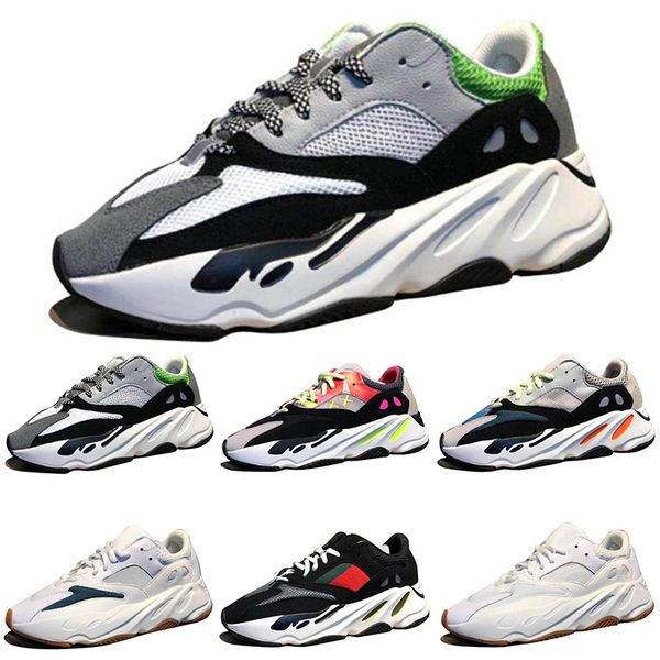 

2018 Новый Kanye West Wave Runner 700 сапоги серый кроссовки для мужчин 700s женские мужские спор