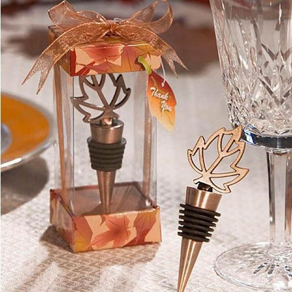

maple leaf bottle ser vintage wine ser wedding favors and gifts event & party decoration