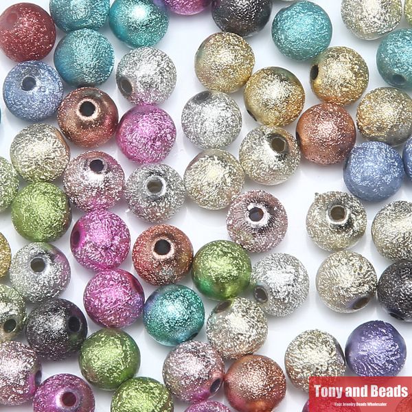 

mixed acrylic round ball spacer beads charms findings 4 6 8 10 12 mm pick size for jewelry making ac1