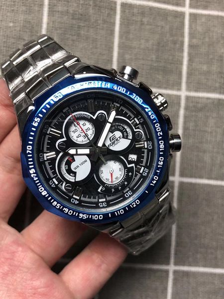 

2018 New AAA High Quality Full Stainless Steel All pointer work Multifunction Men's Watches Fashion Brand Watch For Man Luxury Sports Watch