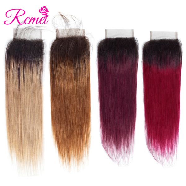 Rcmei Peruvian Pre Colored Ombre Hair 1b 27 1b 30 1b 99j 1b