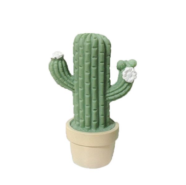2019 Led Table Night Light Cactus Pot Green Plant 3d Desk Lamp