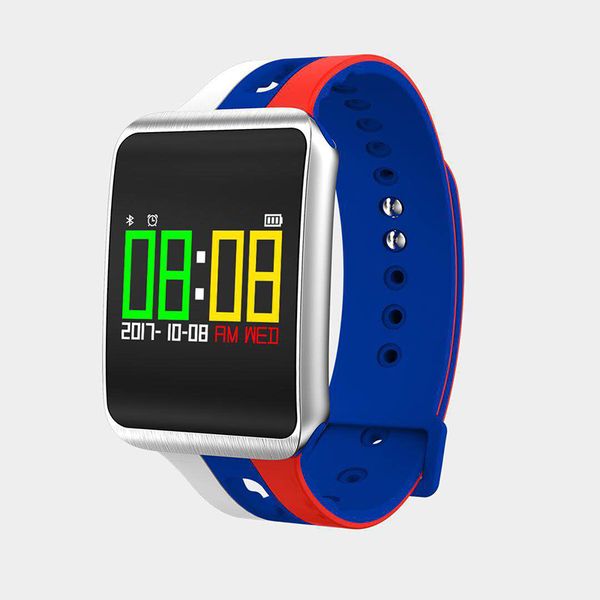 

2018 worldcup smart watch men heart rate sports watch pulse meter calorie swimming bracelet waterproof bluetooth clock for women, Slivery;brown