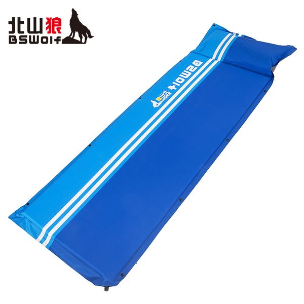 

bswolf outdoor inflatable cushion automatic inflatable mattress air beds camping mat with pillow sleeping pad tent accessories