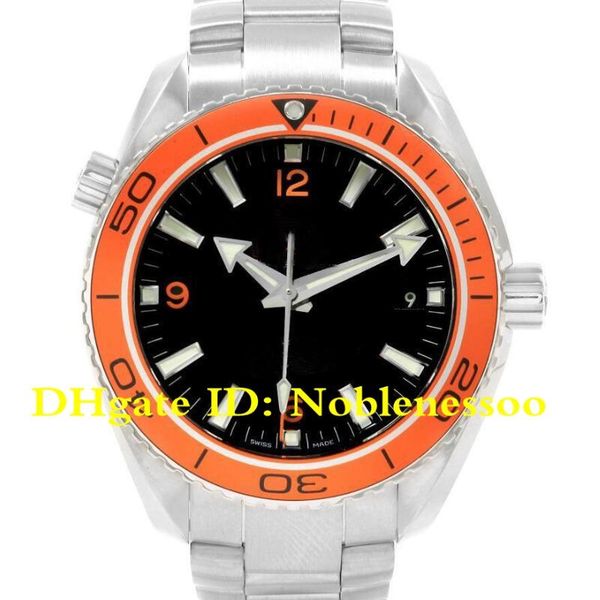 

9 Style Topselling Luxury Watch Top Quality PLANET OCEAN 600m/2000ft Orange Bezel 2209.50.00 Co-axial Automatic Men's Watches