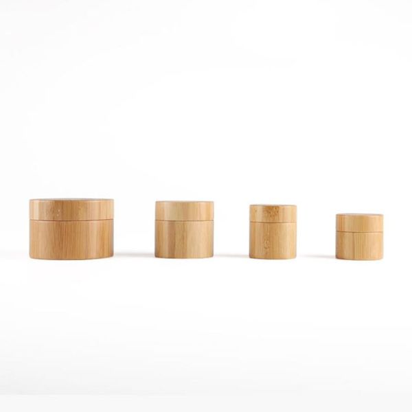 

30g 50g bamboo bottle cream jar with bamboo eye cream packaging jar mask cream empty cosmetic container bamboo bottle f106
