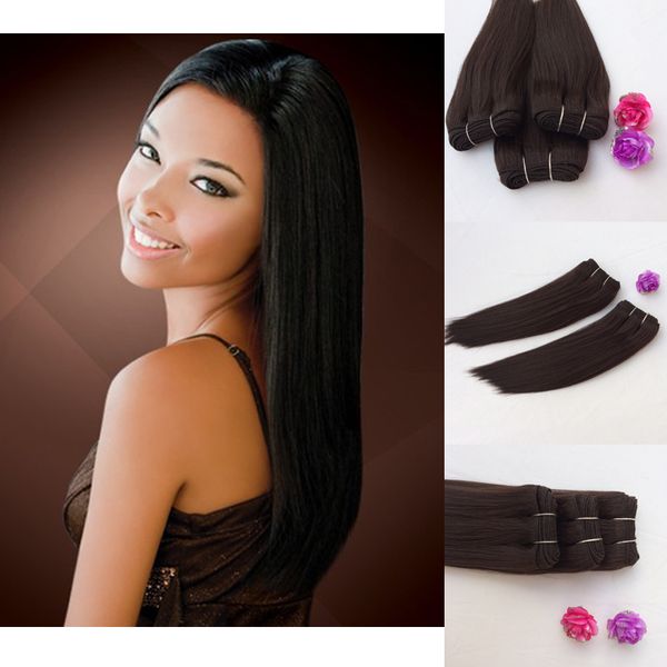 100 Brazilian Human Hair New Yaky Weaving Straight Yaki Weave