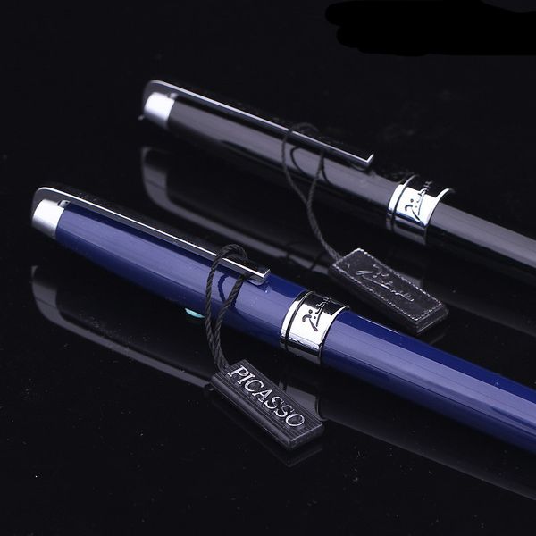 

picasso pimio 912 fountain pen 0.5mm iridium nib metal writing pens with original pu gift box for business