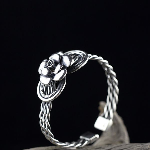 

2018 real women bangle real the new national wind weave small pure and fresh women's domestic manual craft fine bracelet, Golden;silver