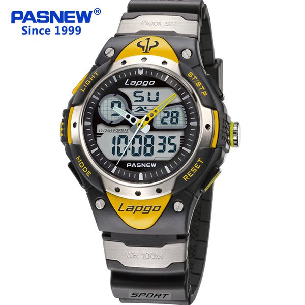 

relojes hombre super diving 100 meter waterproof quartz led outside sport watches men reloj army, Slivery;brown
