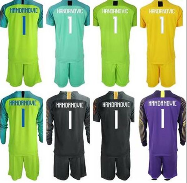 

2018 19 occer jer ey goalkeeper kit gk hirt 1 handanovic goalie uniform candreva peri ic football kit