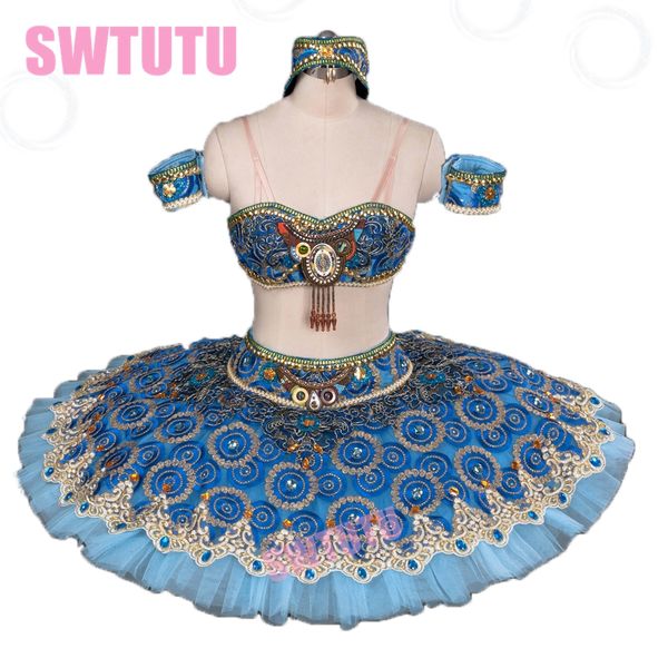 

Competition platter profe ional ballet co tume bt9057 le cor aire blue profe ional ballet tutu gli ade tutu cla ical performance