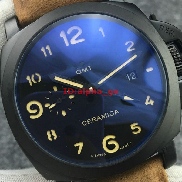 

2018 aaa men watch gmt automatic movement luxury brand mechanical watche fa hion tainle teel men port wri twatche